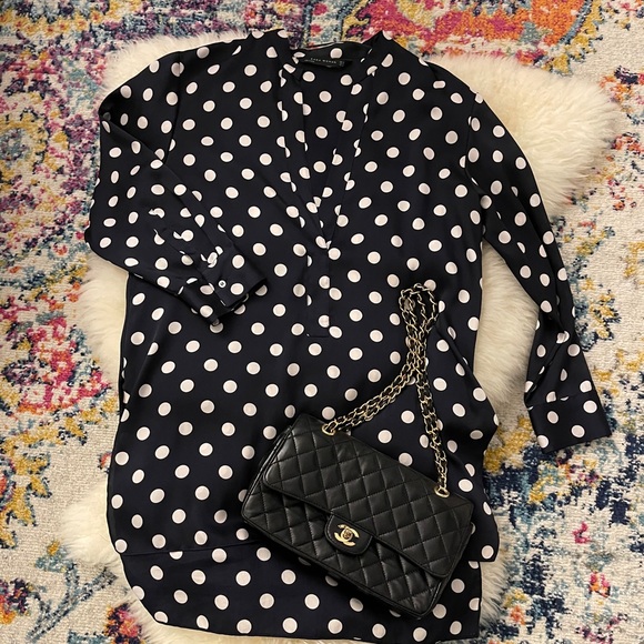 ZARA polka dots shirt - Picture 1 of 4